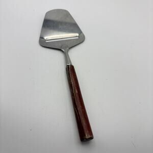 Karl Nilsson Swedish Cheese Slicer Stainless 18/8 Wood Handle Vintage